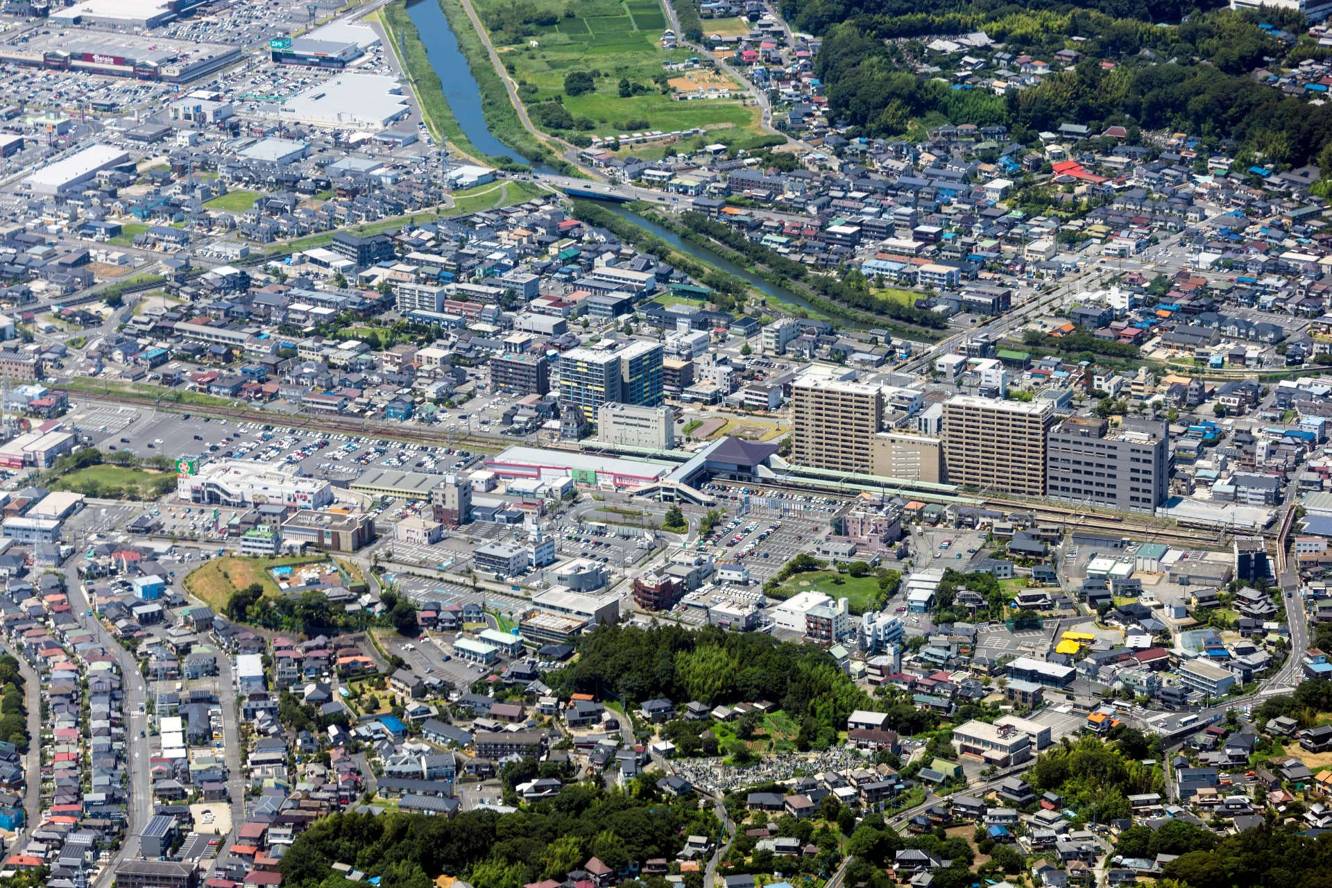 佐倉市の街並み