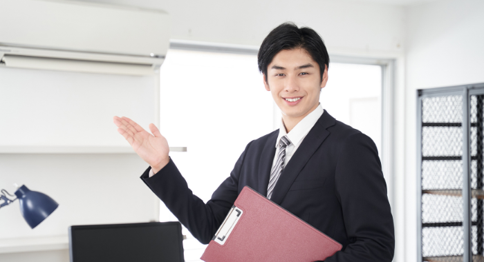 爽やかな営業マン