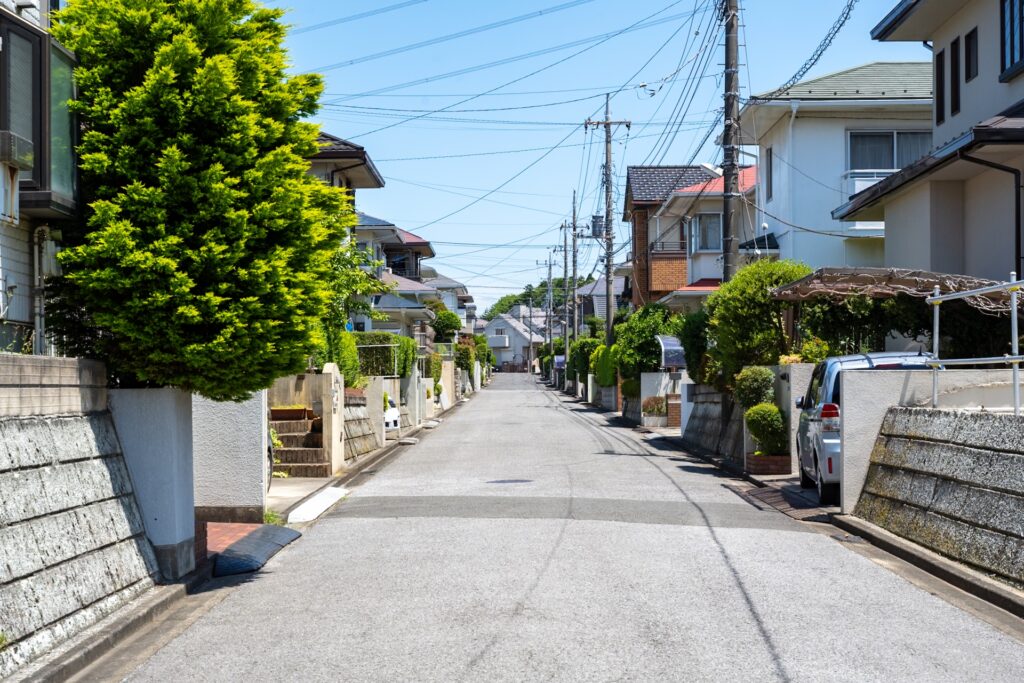 千葉県佐倉市の街並み