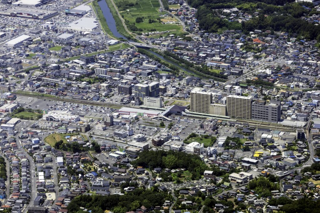 千葉県佐倉市の空撮