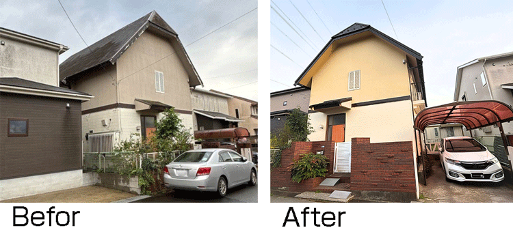 佐倉市 水まわり3点と外壁、屋根のリフォームの施工事例 費用目安500万円〜1000万円